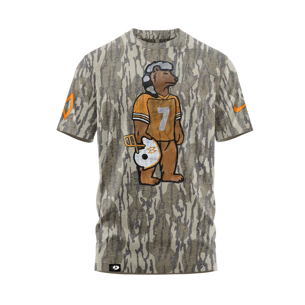 Limited Edition Tennessee x Morgan Wallen Camo Knoxville Mossy Oak Vintage T-Shirt-PU092724502