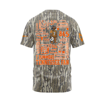 Limited Edition Tennessee x Morgan Wallen Camo Knoxville Mossy Oak Vintage T-Shirt-PU092724502