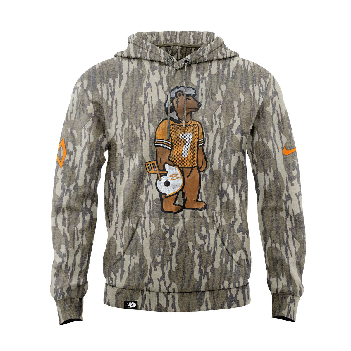 Limited Edition Tennessee x Morgan Wallen Camo Knoxville Mossy Oak Vintage Hoodie-PU092724503