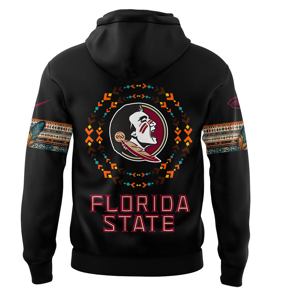 Limited Native American Heritage Black Hoodie-PU1128241050