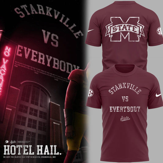 Special Edition Mississippi State Football "Starkville vs Everybody" T-Shirt