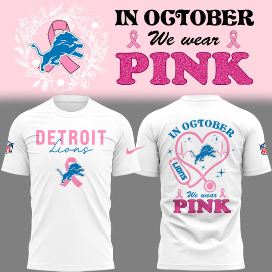 Limited Edition Lions Football Nurse Appreciation Month TShirt
