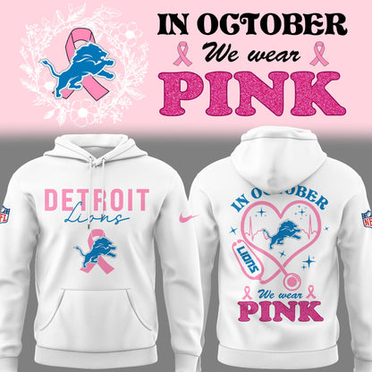 Limited Edition Lions Football Nurse Appreciation Month Hoodie