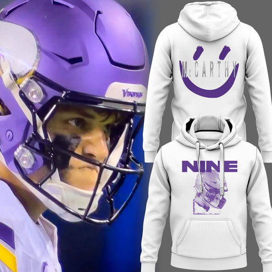 Limited Edition J.J. McCarthy: Nine Purple Hoodie