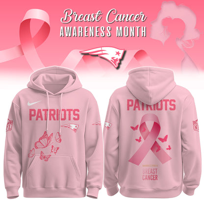 Patriots Breast Cancer Awareness Edition Hoodie