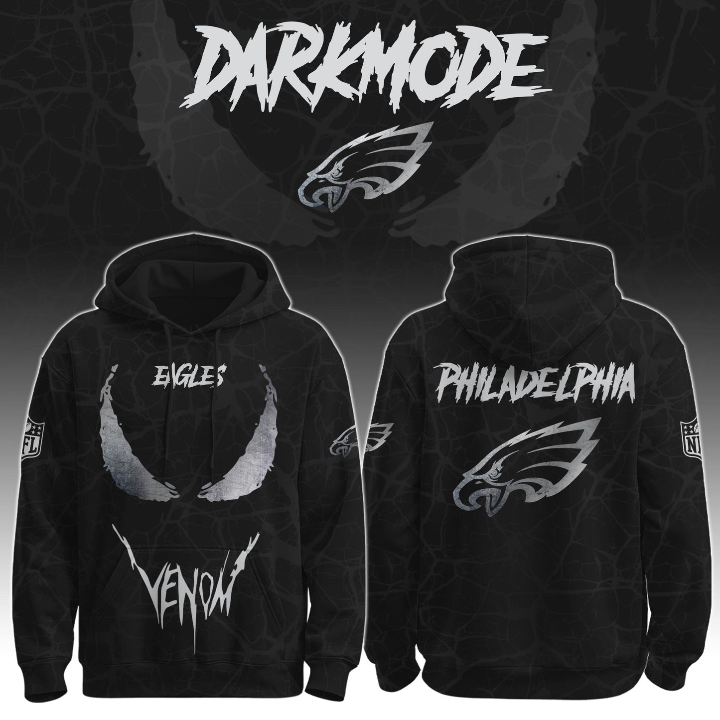 Eagles x Venom Darkness Hoodie