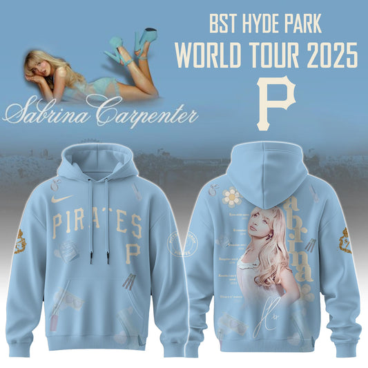 P Pirates x Sabrina Carpenter “Short n’ Sweet Tour” Hoodie Editions Limited +Selling Out Fast
