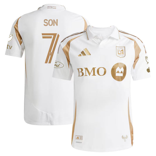 Men's LAFC #7 Son Heung-Min White 2025