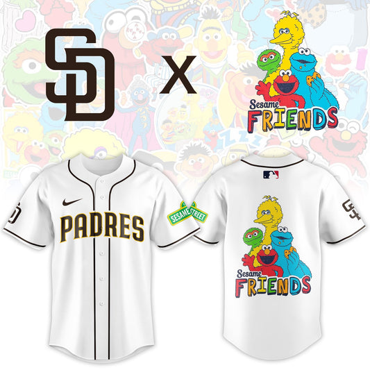 .San Diego Padres 2025 Sesame Street Night Limited Jersey