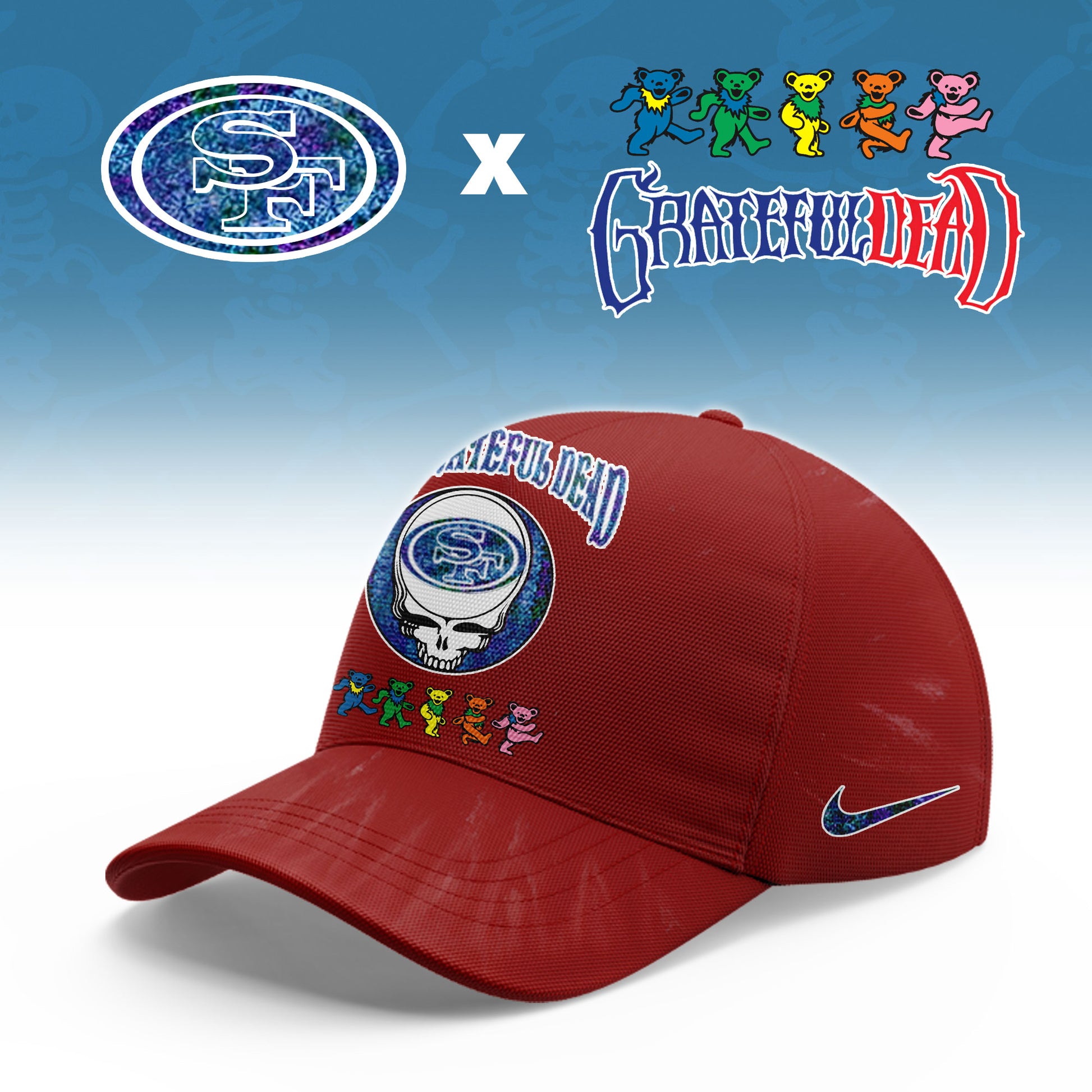 _San Francisco 49ers  Grateful Dead Limited Hoodie