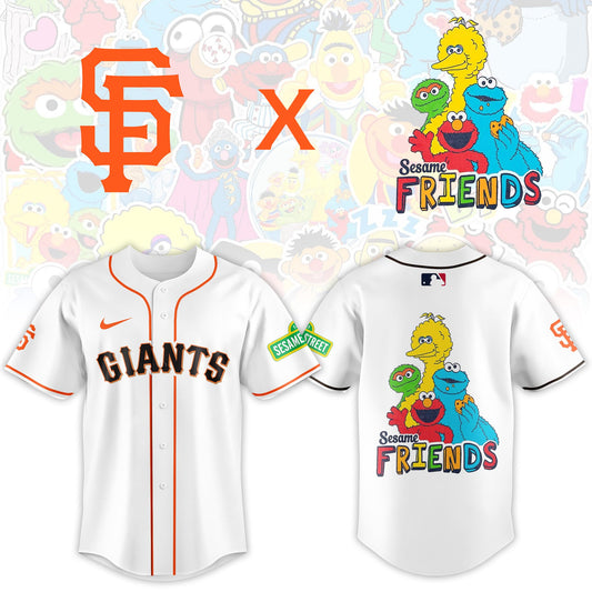 .San Francisco Giants 2025 Sesame Street Night Limited Jersey
