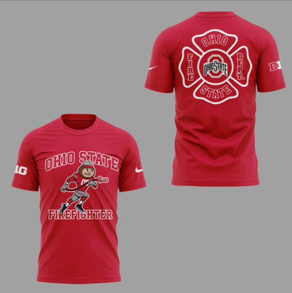 Ohio State x Firefighter Appreciation Day 2025 Shirt