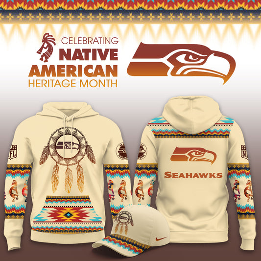 Seattle Seahawks Native American Heritage Limited Hoodie