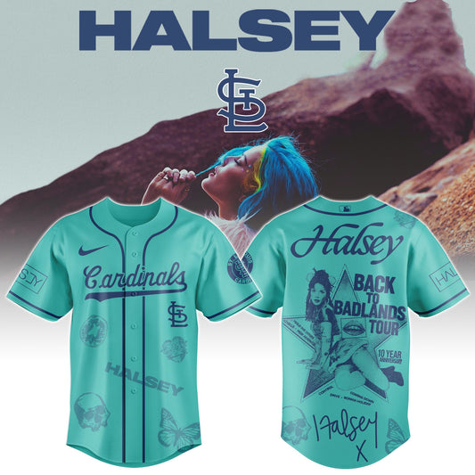 St.L Cardinals x Halsey “Back to Badlands Tour” Jersey Editions Limited +Selling Out Fast