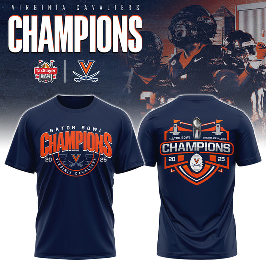 Virginia Cavaliers – Gator Bowl Champions T-shirt