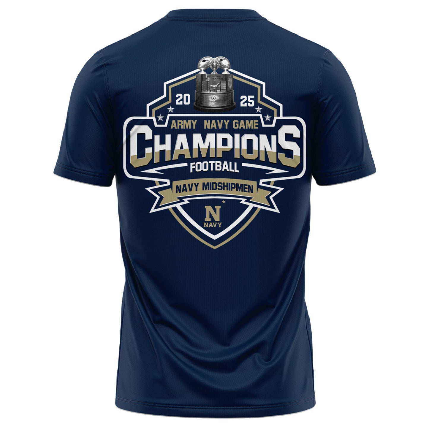 Navy Champions White T-shirt + Unisex Limited Style