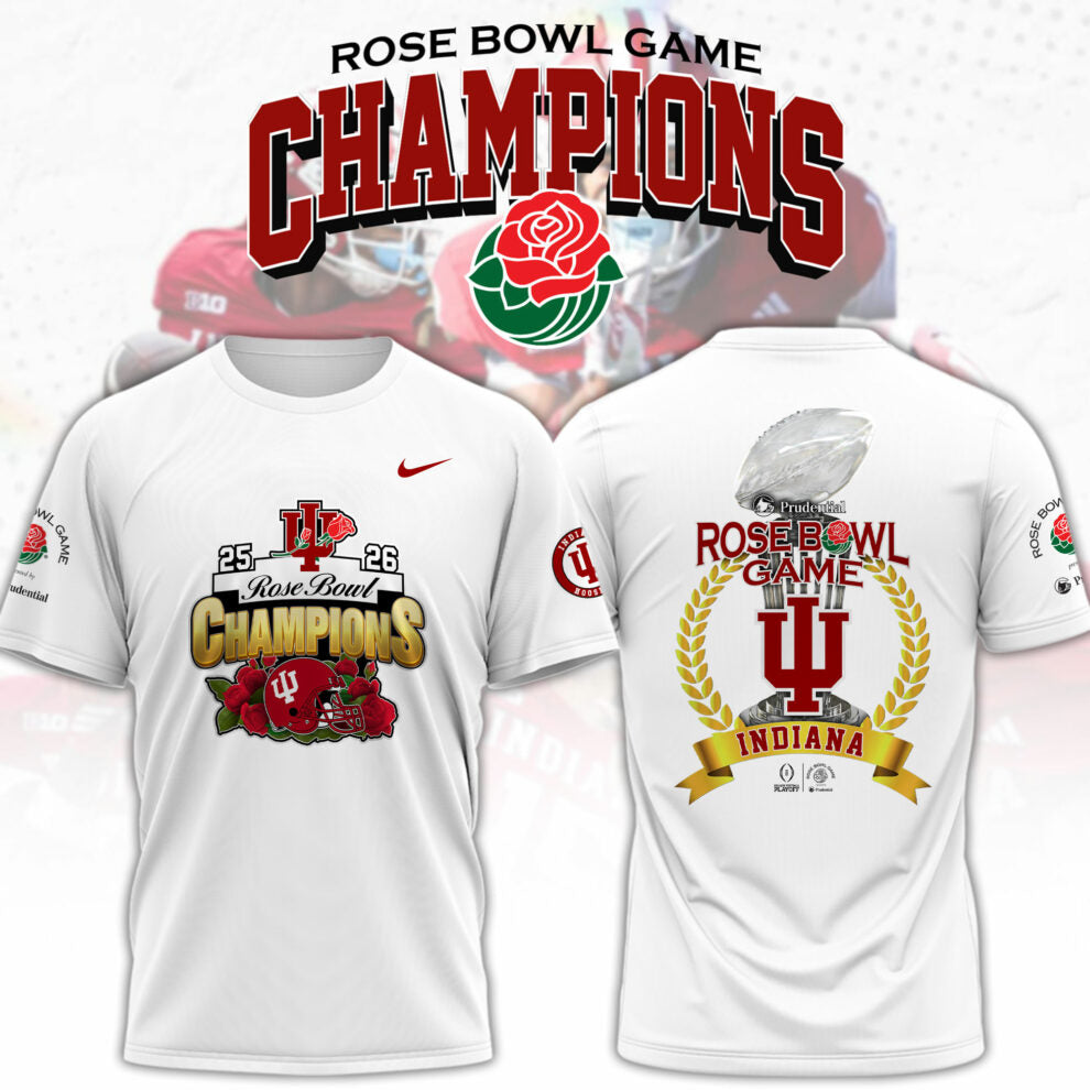 Indiana Hoosiers 2026 Rose Bowl Champions Limited Shirt