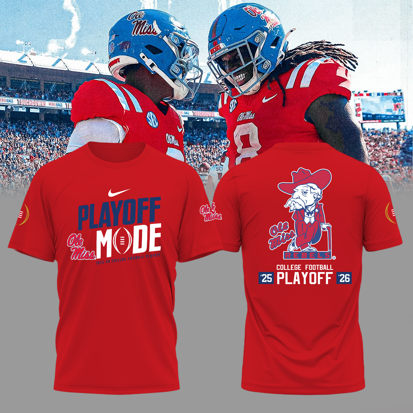 Ole Miss Rebels 2025-26 College Football Playoff Limited Edition Shirt