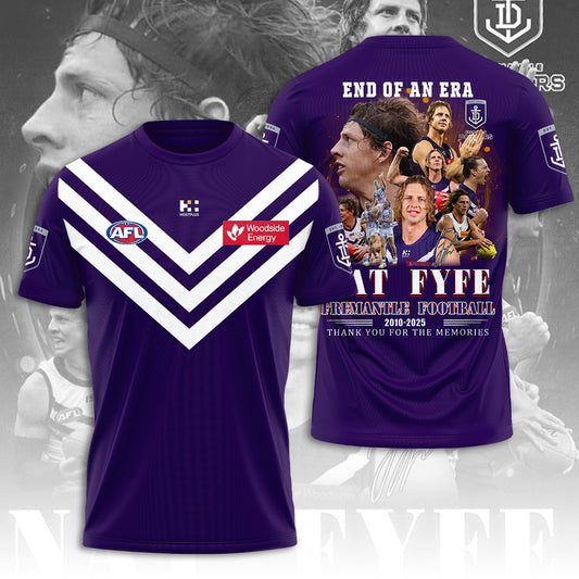 Fremantle Football Club x Nat Fyfe 3D T-Shirt