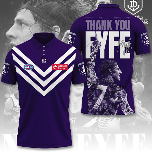 Fremantle Football Club x Nat Fyfe 3D Polo