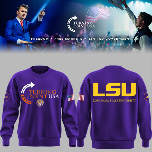 Limited Edition Louisiana State University x Turning Point USA Sweatshirt