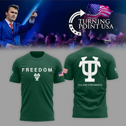Tulane University x Turning Point USA 2025 TShirt