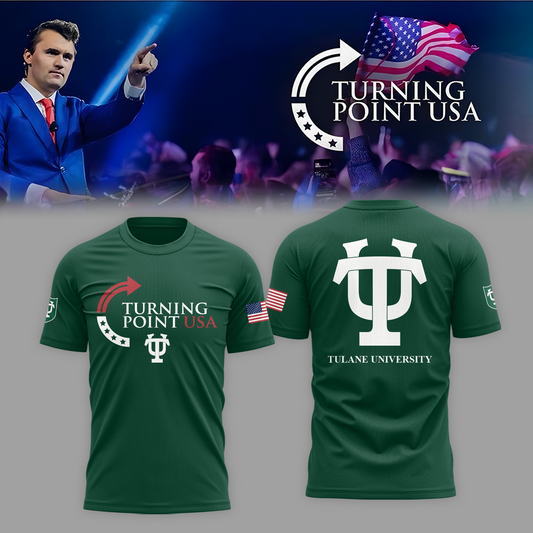 Tulane University x Turning Point USA 2025 TShirt