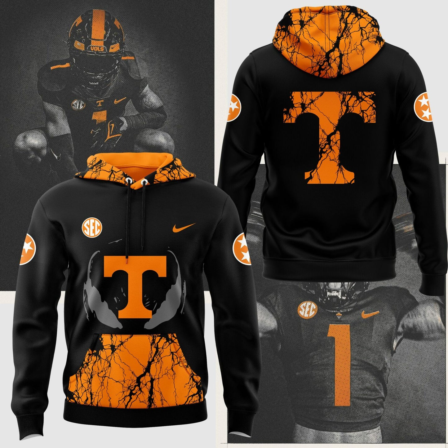 Special New “Venom” Dark Mode Vols Hoodie-TS2910242303