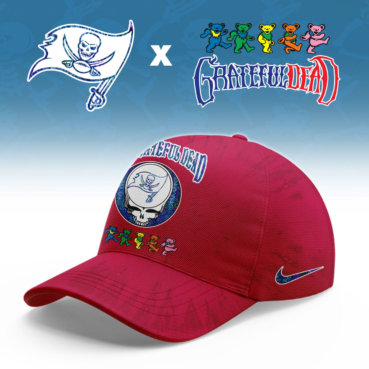 ...Tampa Bay Buccaneers Grateful Dead Limited Hoodie