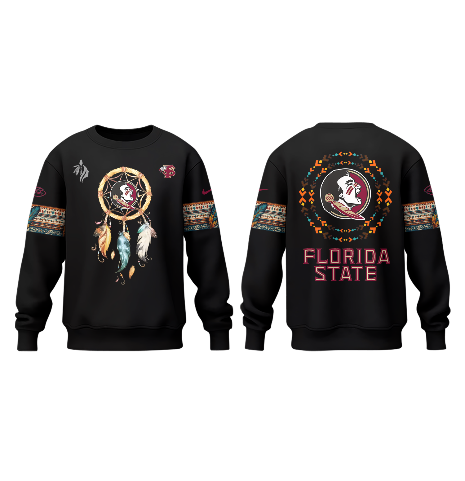 Limited Native American Heritage Black Sweatshirt-PU1128241052