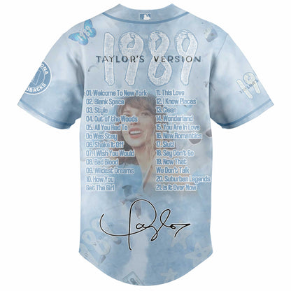 ARI 1989 Sky Blue Baseball Jersey