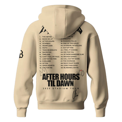 BOS x The Weeknd After Hours Til Dawn Hoodie Limited Edition