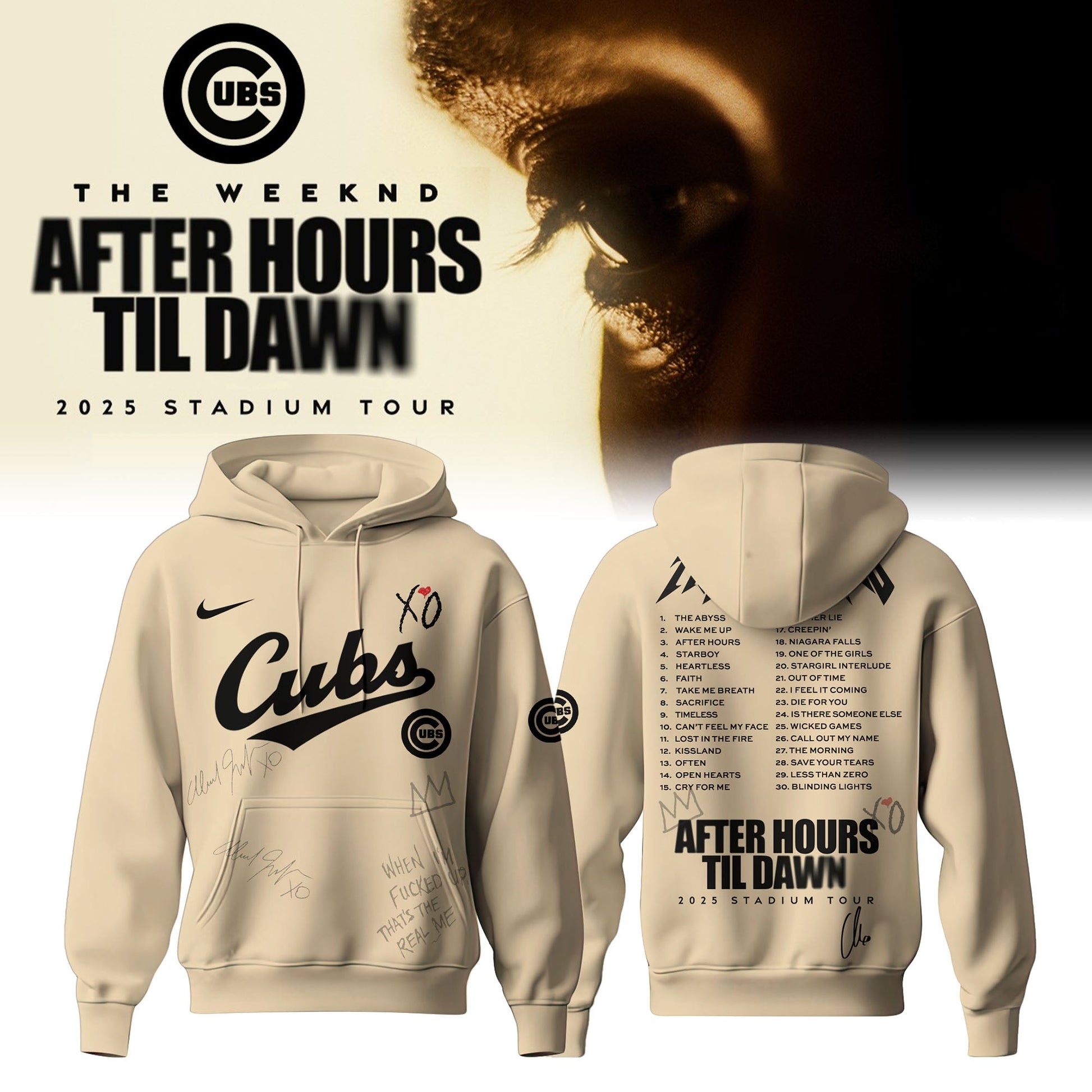 CHC x The Weeknd After Hours Til Dawn Hoodie Limited Edition