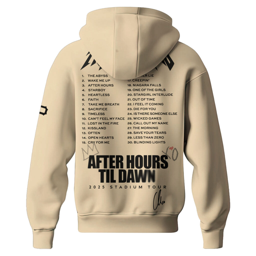 PIT x The Weeknd After Hours Til Dawn Hoodie Limited Edition