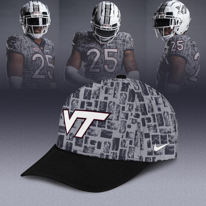Virginia Tech Hokies 2025 Gray Camo Limited Edition Custom Jersey