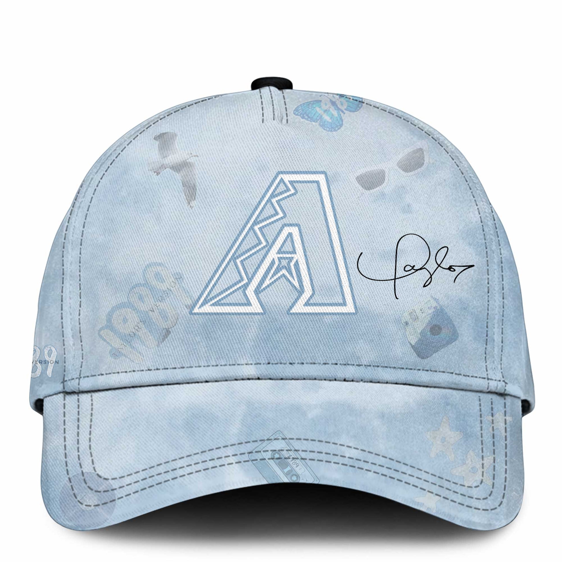 ARI 1989 Sky Blue Baseball Jersey