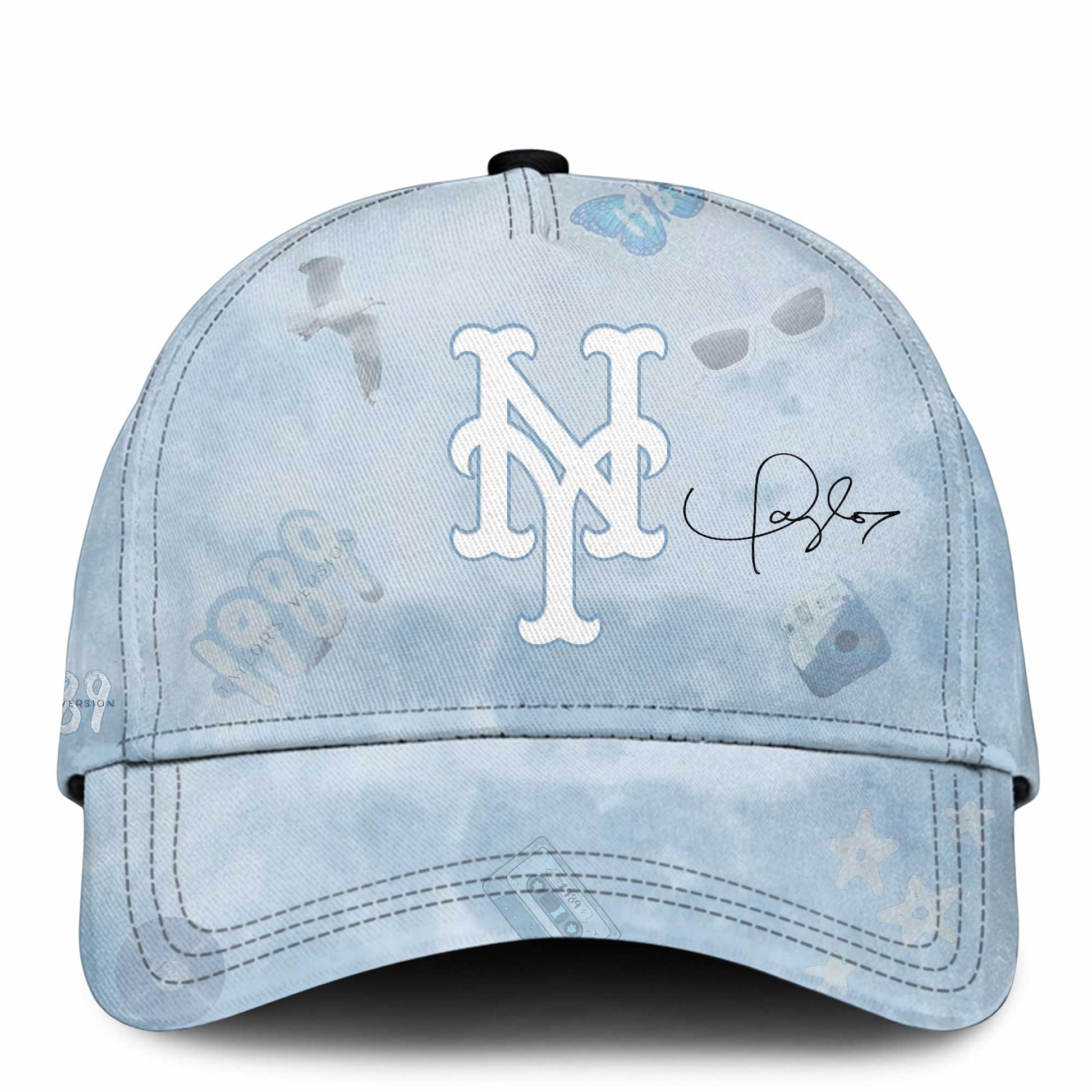 NYM 1989 Sky Blue Baseball Jersey