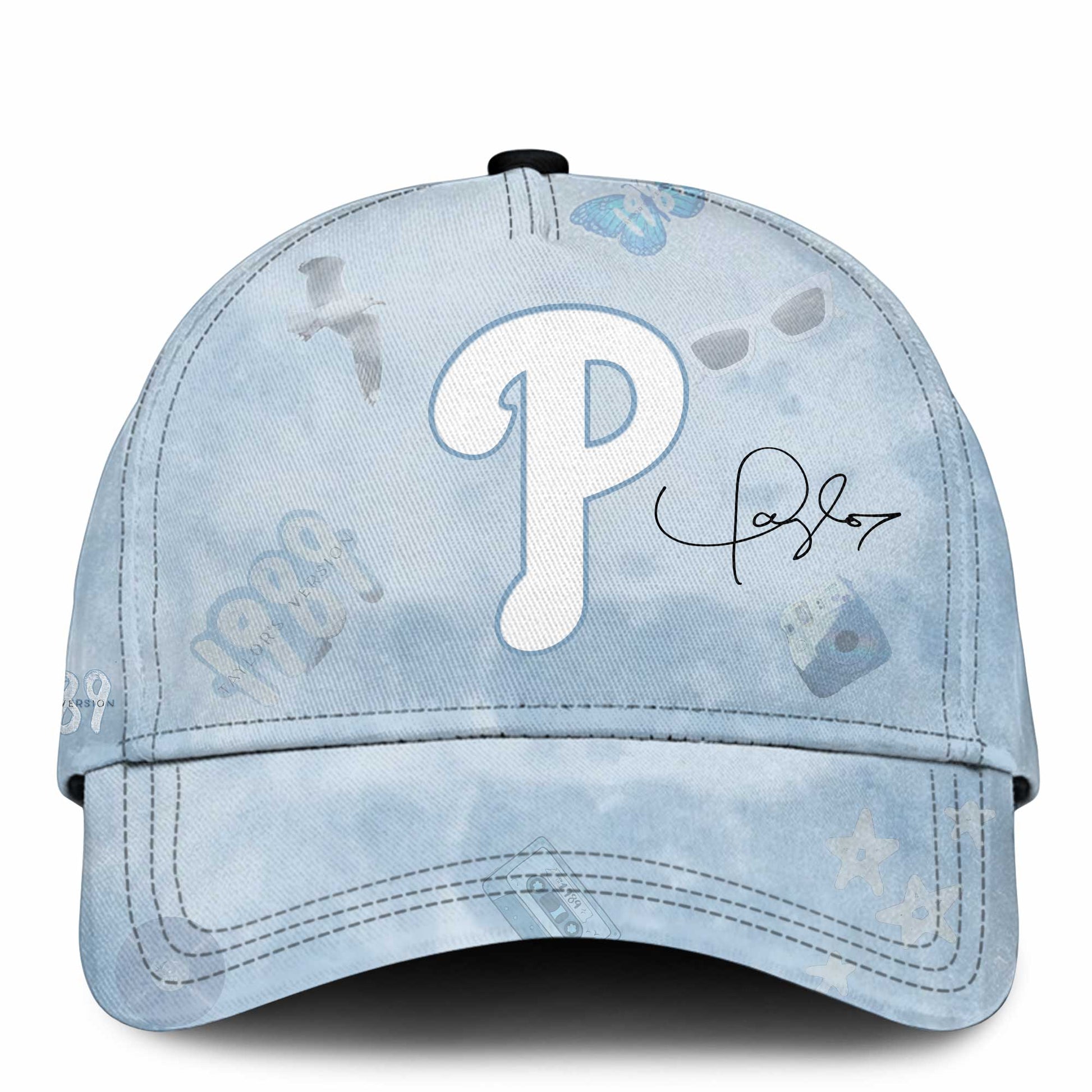 PHI 1989 Sky Blue Baseball Jersey