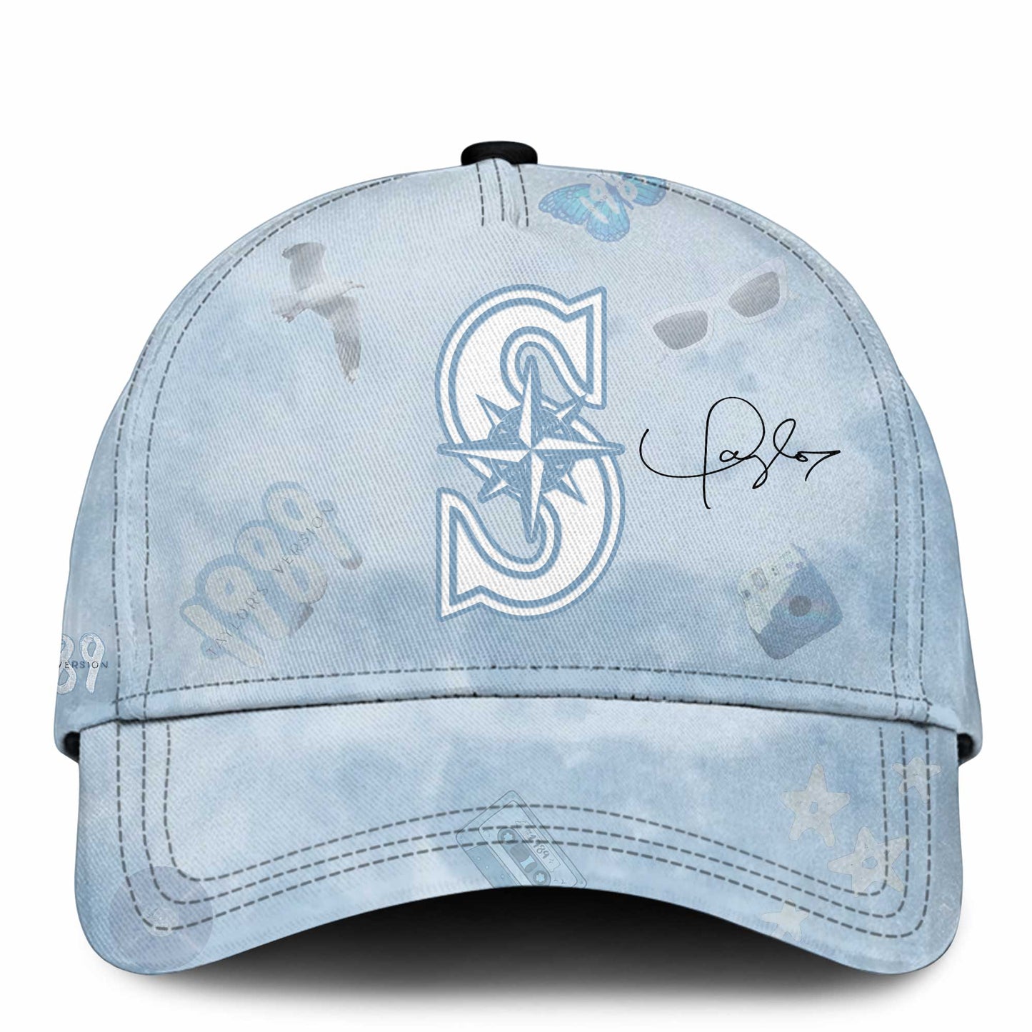 SEA 1989 Sky Blue Baseball Jersey