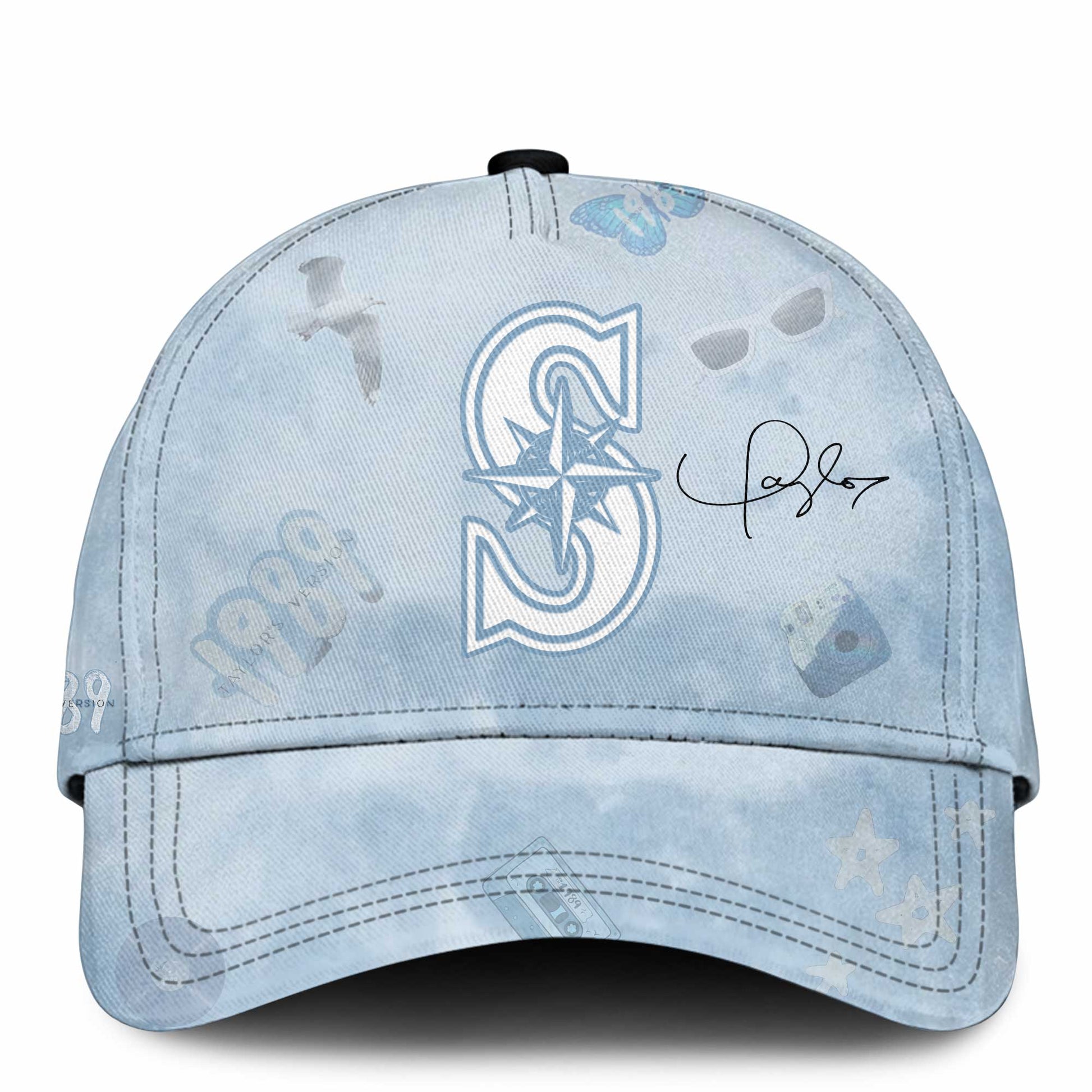 SEA 1989 Sky Blue Baseball Jersey