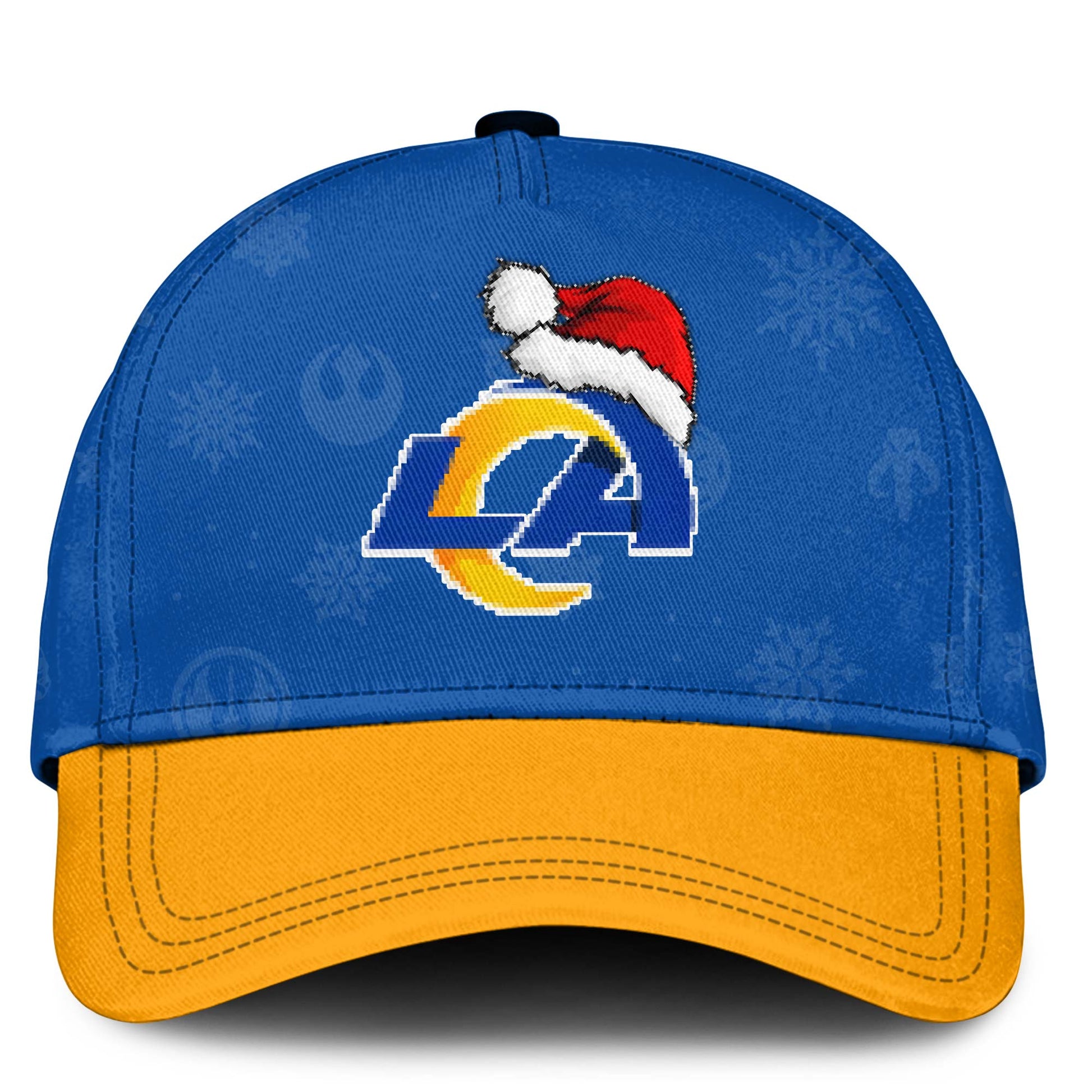 Unisex Rams Merry Christmas The Force Edition Hoodie