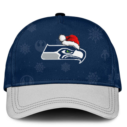 Unisex Seahawks Merry Christmas The Force Edition Hoodie