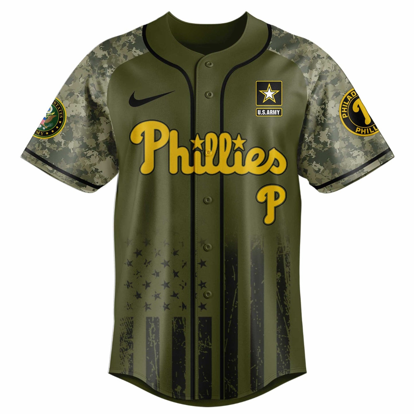Philadelphia Phillies MLB x 250 U.S. ARMY Jersey 03