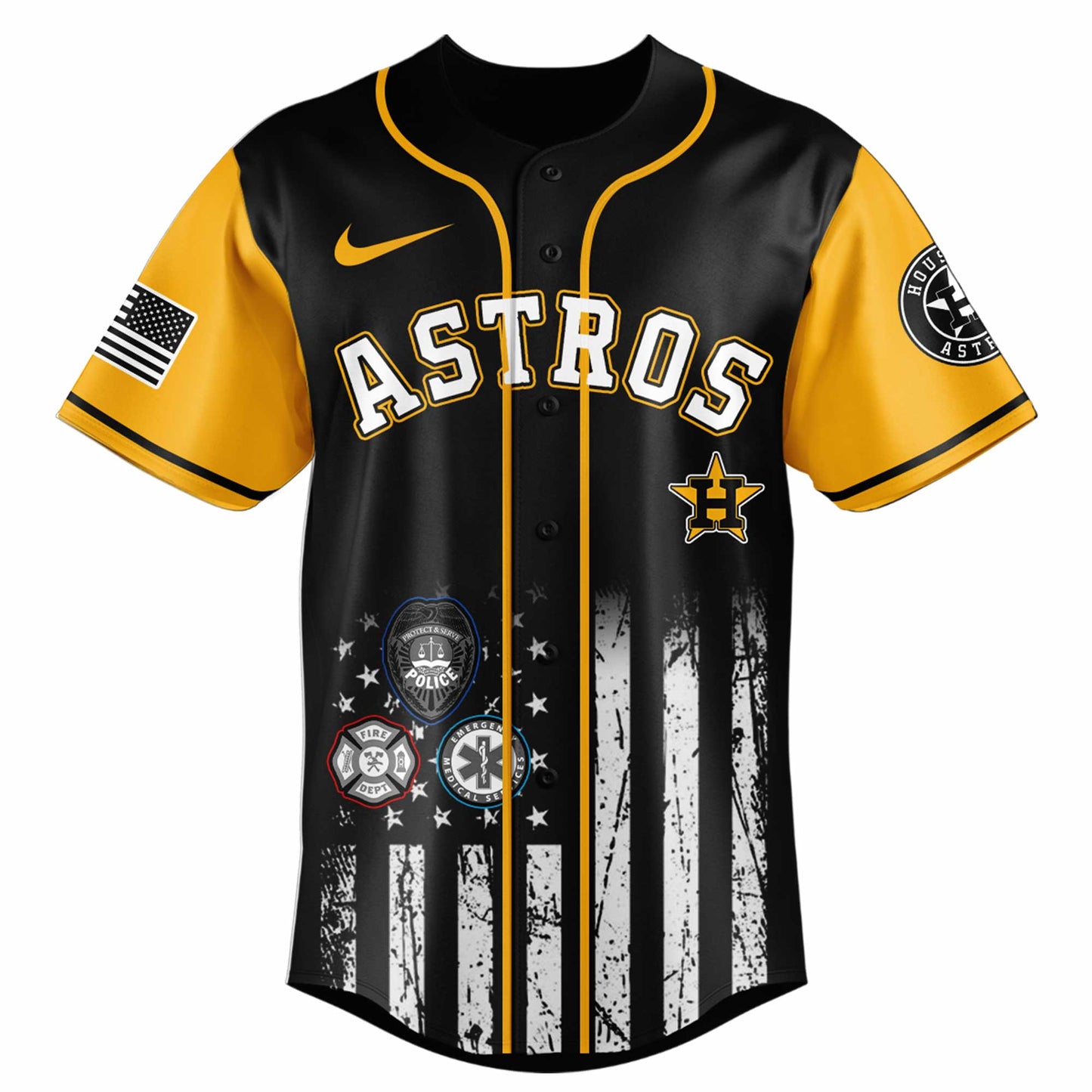 Houston Astros MLB x First Responders Night Jersey Limited Edition