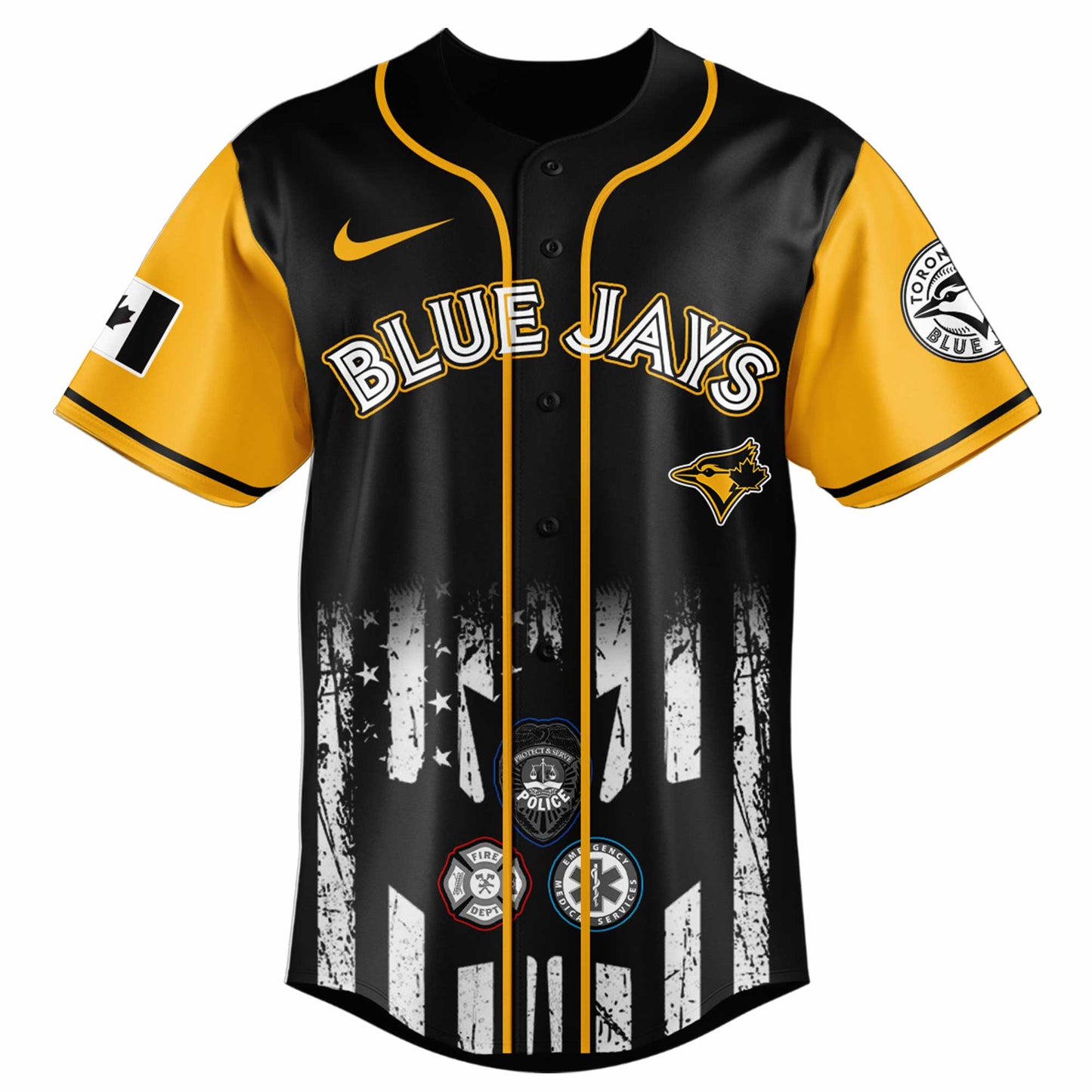 Toronto Blue Jays MLB x First Responders Night Jersey Limited Edition
