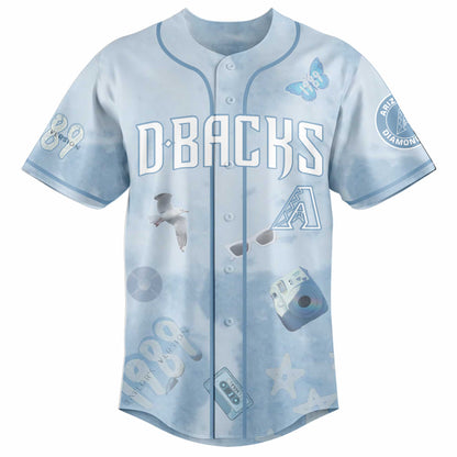 ARI 1989 Sky Blue Baseball Jersey