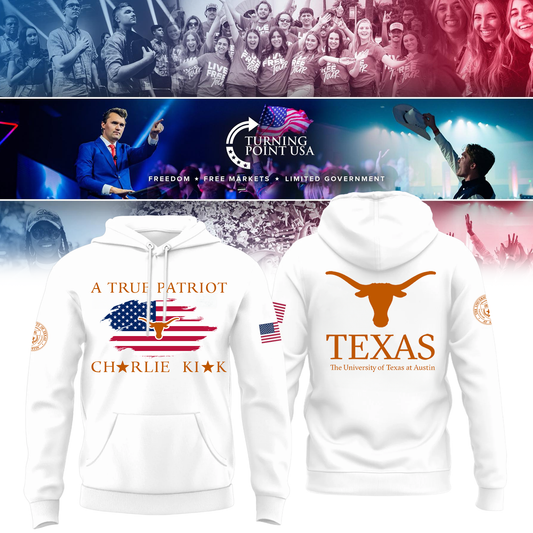 2025 Texas Longhorns University x Turning Point USA Hoodie