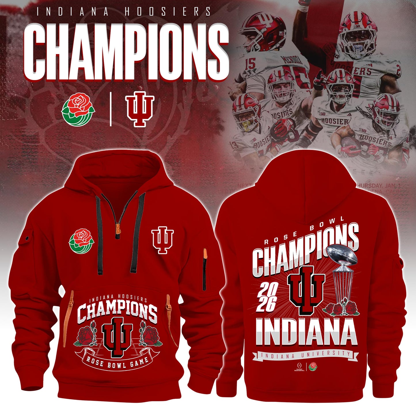 Indiana Hoosiers – Rose Bowl Champions
