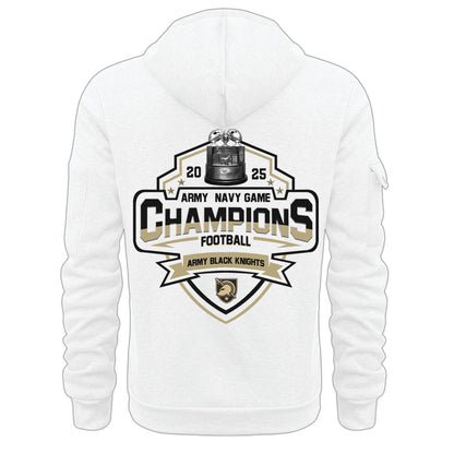 Army Champion KN09 White Hoodie + Unisex Limited Style