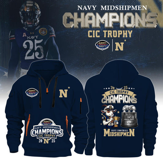 Navy Champions Cic Trophy Limited Edition Hoodie 2025